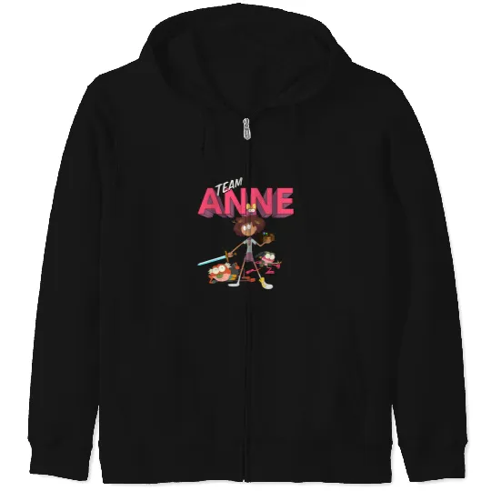 Disney Channel Amphibia Team Anne Zip Hoodies