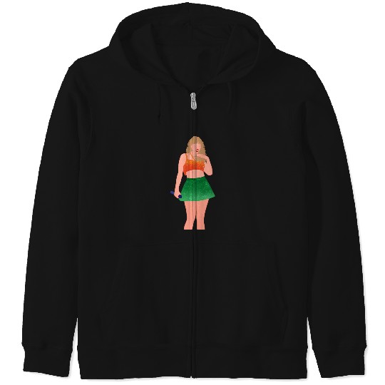 Discover orange and green 1989 set the eras tour Zip Hoodies