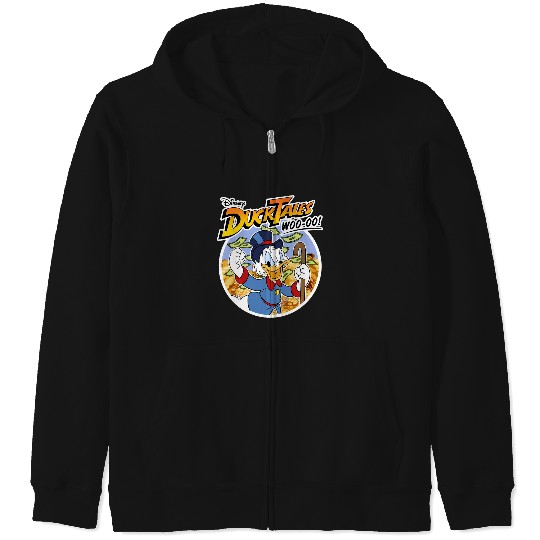 Disney Ducktales Classic Uncle Scrooge Woo-Oo Zip Hoodies