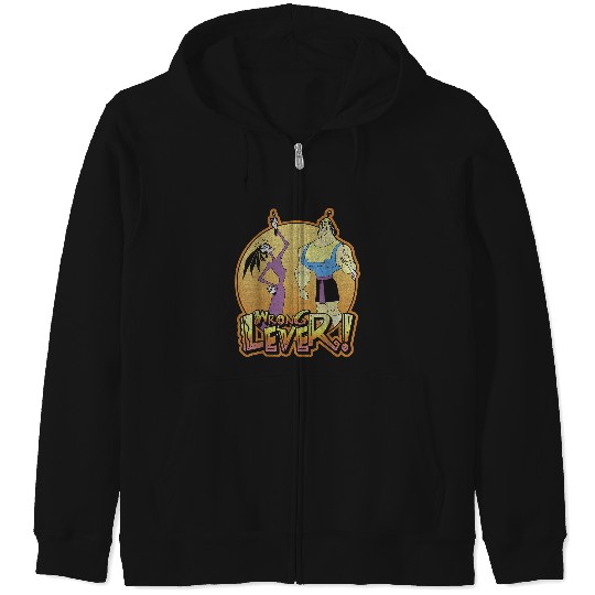 Disneyss Emperors New Groove Krock And Esma Wrong Lever Zip Hoodies