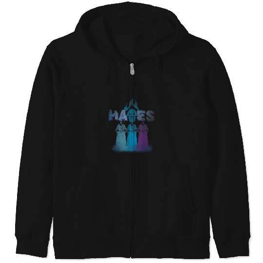 Disney Villains Hercules Hades Distressed Metal Zip Hoodies
