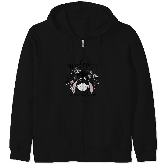 Disney Winnie The Pooh Eeyore Weeds Are Flowers Too Zip Hoodies