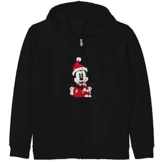 Disney Mickey 3d Christmas Merry Christmas Zip Hoodies