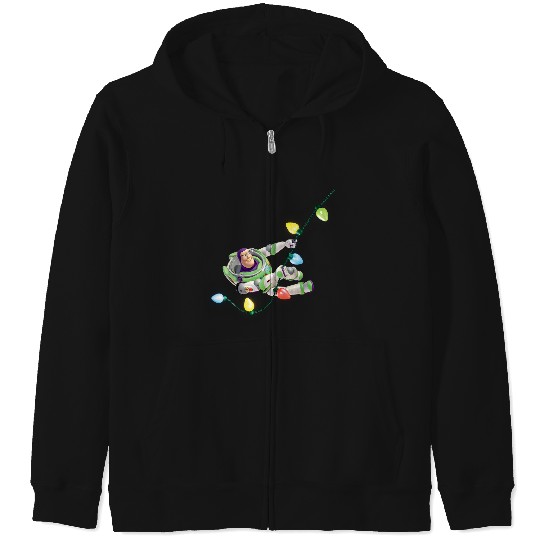 Disney Pixar-Pixar Toy Story Buzz Lightyear Christmas Lights Merry Christmas Zip Hoodies