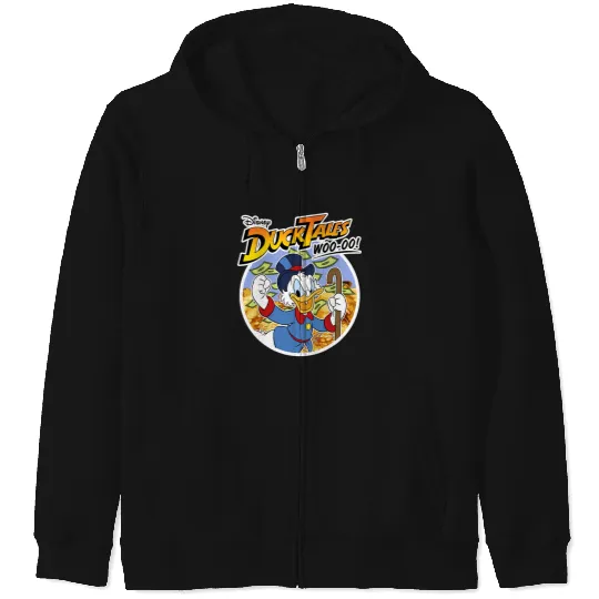 Disney DuckTales Classic Uncle Scrooge Woooo Zip Hoodies