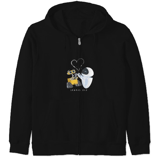 Disney Pixar Wall-E Eve Heart Sparks Fly Hoodie Zip Hoodies