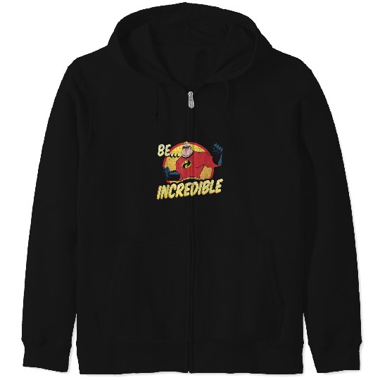 Disney Pixar The Incredibles Be Incredible Retro Zip Hoodies