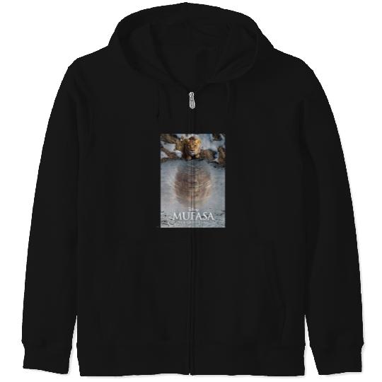 Disneyss Mufasa The Lion King  Movie Poster Art Zip Hoodies