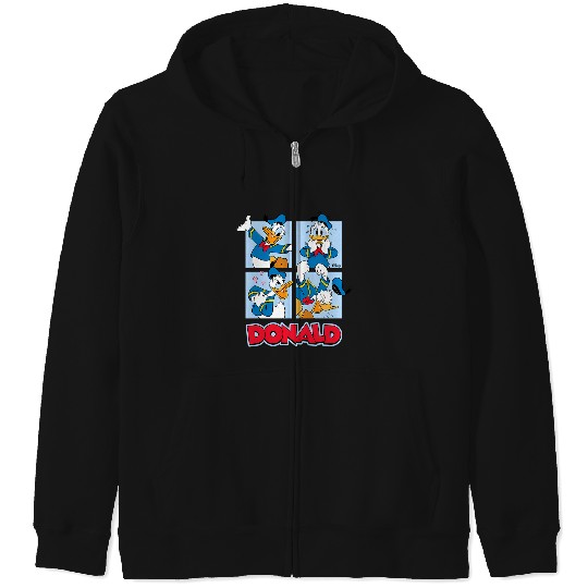 Disney - Donald Duck Grid Zip Hoodies
