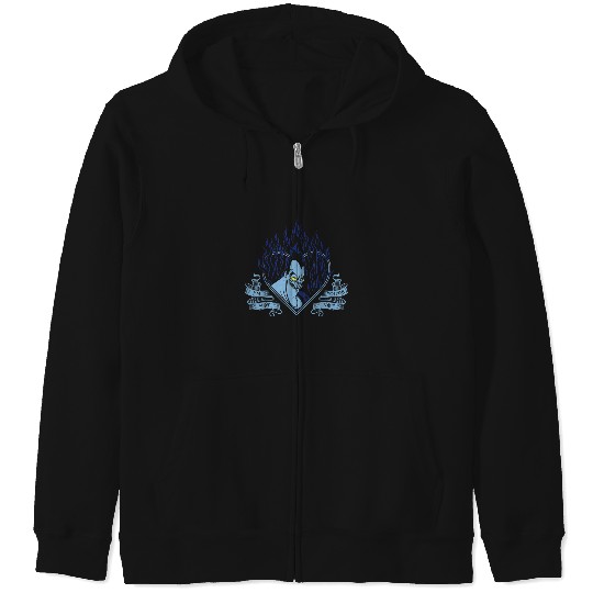 Disney Villains Valentines Day Hades Im Hot Hear Zip Hoodies