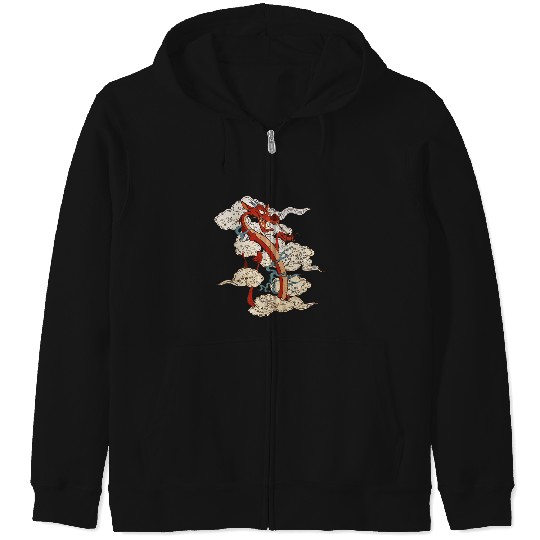 Disney Mushu Zip Hoodies