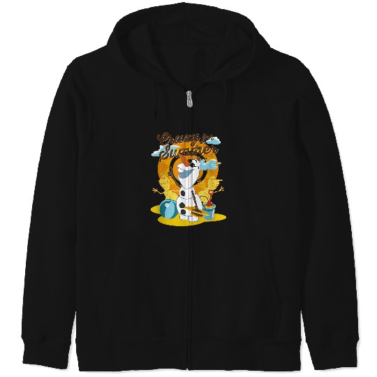 Disney Frozen craziest For Summer Olaf Tropical Snowman Zip Hoodies