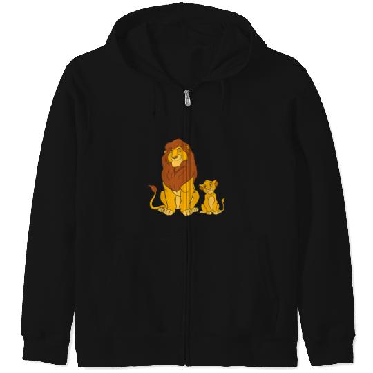 Disney The Lion King Young Simba and Mufasa Zip Hoodies