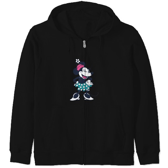 Amazon Essentials Disney Standing and Winking Retro Minnie Zip Hoodies