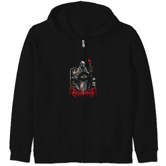 Discover Vigalente Shit Taylor Metal Zip Hoodies