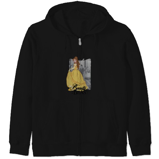 Disney Beauty And The Beast Belle Dancing Portrait Zip Hoodies