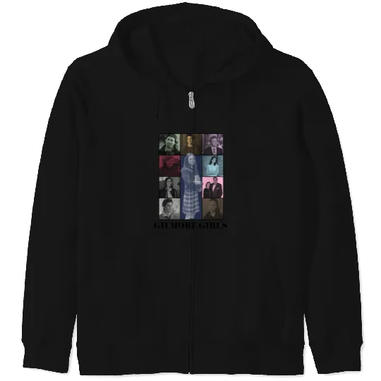 Gilmore Girls Eras Tour Poster (Black Print) Zip Hoodies
