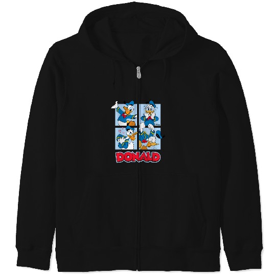Disney - Donald Duck Grid Zip Hoodies