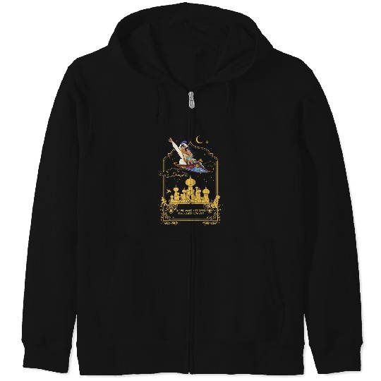 Disney Aladdin Jasmine Couple , Let Me Share This Whole New World With You Zip Hoodies