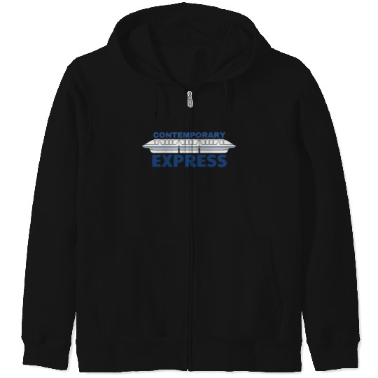 Ride in Style with Disneys Contemporary Resort Monorail TShirt Zip Hoodies