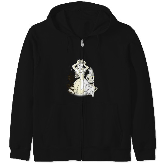 Disney Princess - Belle Collage Zip Hoodies