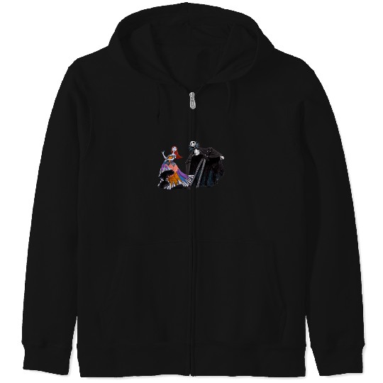 Jack and Sally Skellington  : The nightmare dog zero , Nightmare Zero Dog Shirt ,  Zero Nightmare Before Christmas Disney Halloween Zip Hoodies
