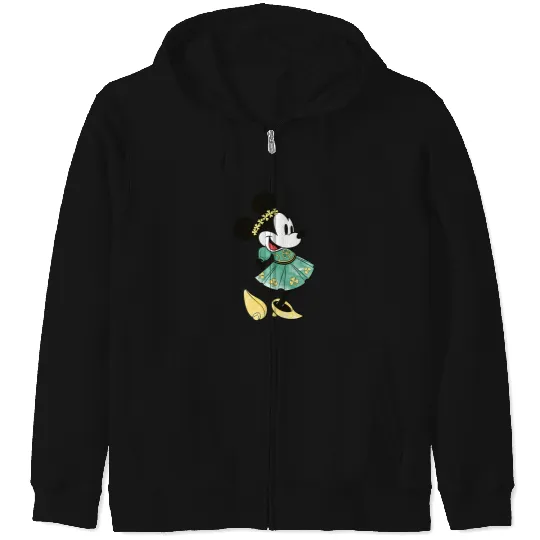 Disney Minnie Mouse Shamrock Dress St. Patrick'S Day Zip Hoodies
