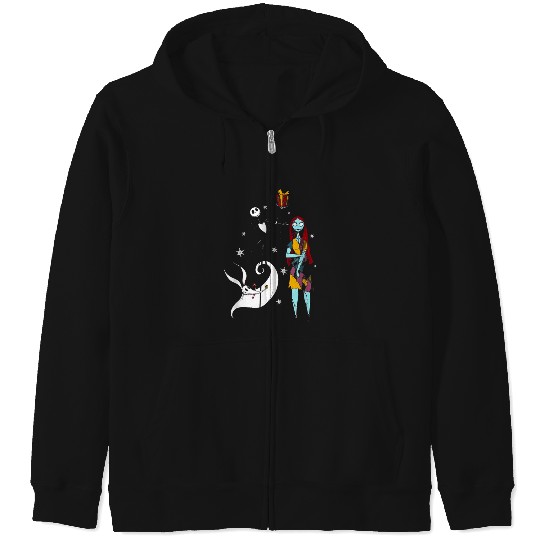 Neon Moon  : The nightmare dog zero , Nightmare Zero Dog Shirt ,  Zero Nightmare Before Christmas Disney Halloween Zip Hoodies