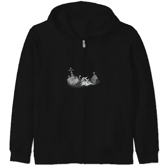 Graveyard Buddies  : The nightmare dog zero , Nightmare Zero Dog Shirt ,  Zero Nightmare Before Christmas Disney Halloween Zip Hoodies