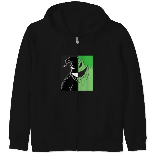 Disney The Nightmare Before Christmas Oogie Boogie Split  : The nightmare dog zero , Nightmare Zero Dog Shirt ,  Zero Nightmare Before Christmas Disney Halloween Zip Hoodies