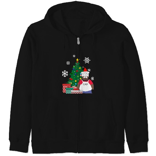 Chef Around The Christmas Tree South Park  3: Bobs Burgers Family Shirt, Bobs Burgers Vintage Zip Hoodies