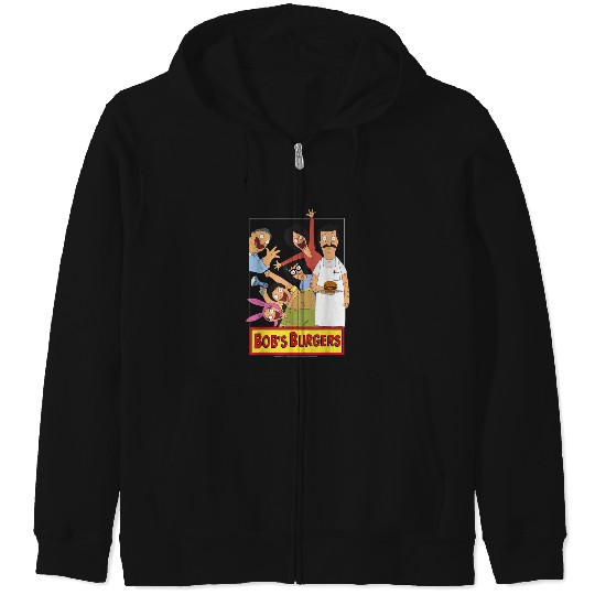 Bobbs Burgerszz Family Shot Teddy Logo  : Bobs Burgers Family Shirt, Bobs Burgers Vintage Zip Hoodies