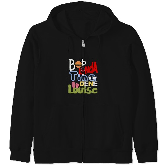 The Burger Family Names Meme  : Bobs Burgers Family Shirt, Bobs Burgers Vintage Zip Hoodies