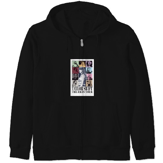 Discover Taylor The Eras Tour Zip Hoodies