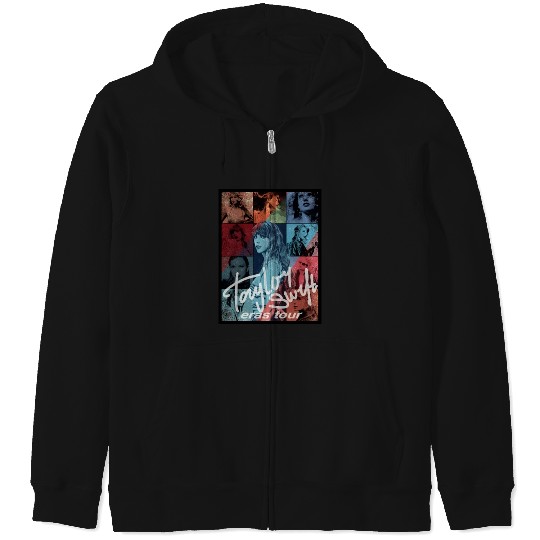 Discover Taylor eras tour vintage Zip Hoodies