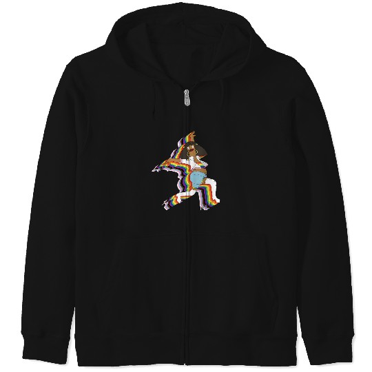 Bob'S Burgers Pride Iconic Marshmallow Dancing Chest Logo T-Shirt Zip Hoodies