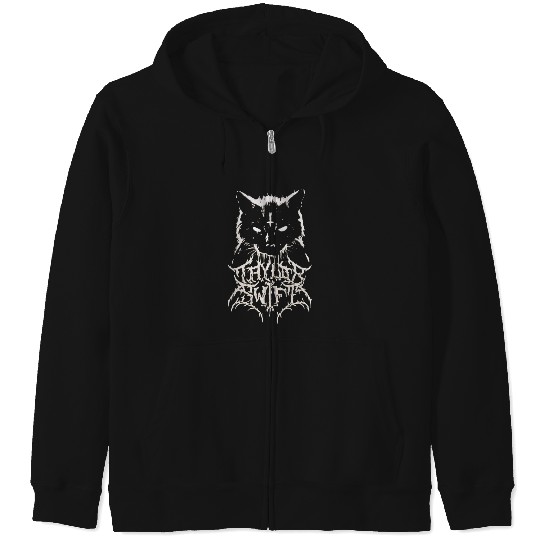 Discover Taylor is Purr Evil! Zip Hoodies
