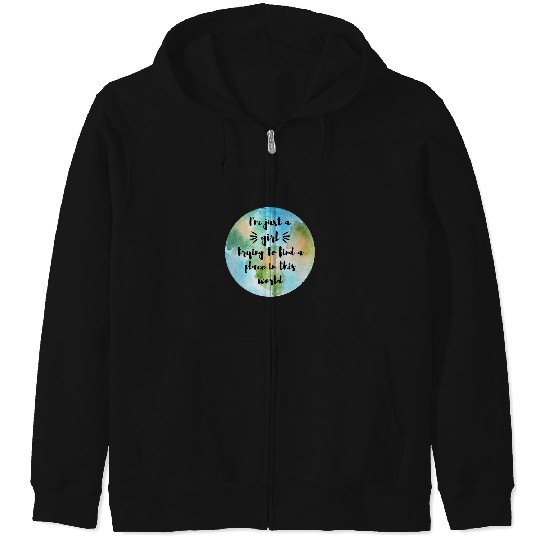 Discover A Place in This World Taylor Zip Hoodies