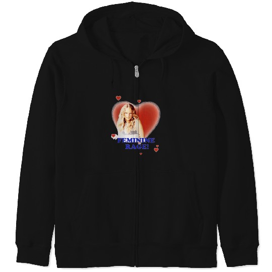 Discover Feminine Rage Taylor Shirt Zip Hoodies
