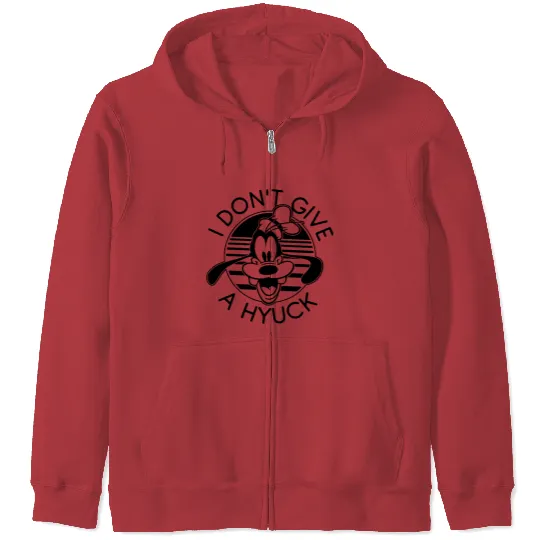 Retro Disney Goofy Dont Give a Hyuck Zip Hoodies