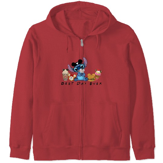 Best Day Ever Zip Hoodies, Disney Stitch Zip Hoodies, Disney Matching Zip Hoodies