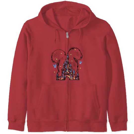 Cinde Castle Zip Hoodies, Disney  Zip Hoodies, Magic Kingdom Zip Hoodies
