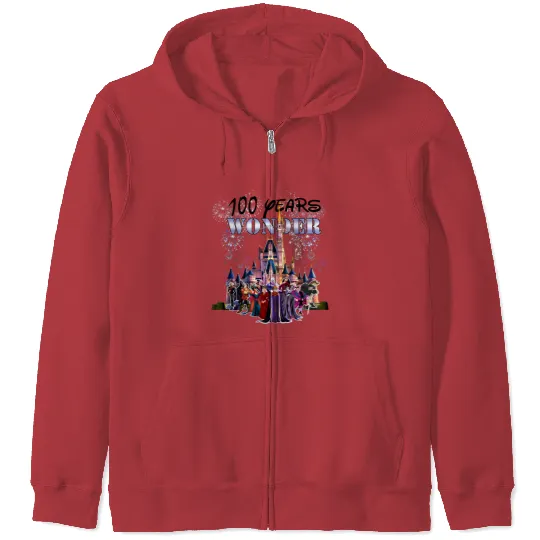 100th Disney Villians Zip Hoodies, Disney 100 Years of Wonder Zip Hoodies, Disney 100th Zip Hoodies