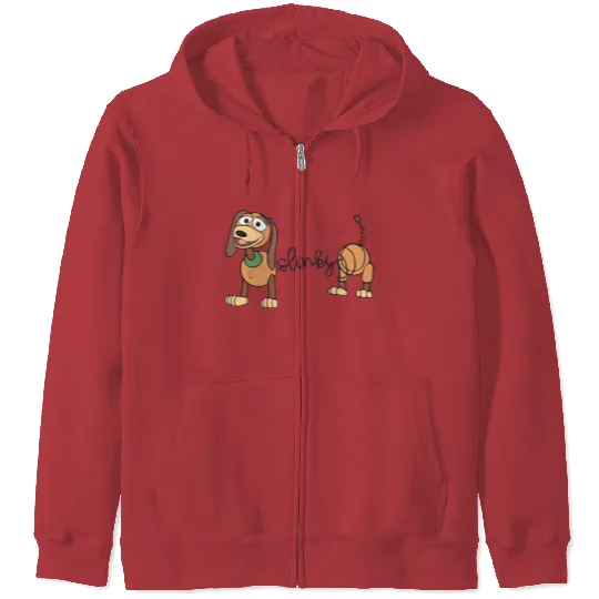 Slinky Dog Zip Hoodies, Toy Story Character Zip Hoodies, Disney Slinky Dog