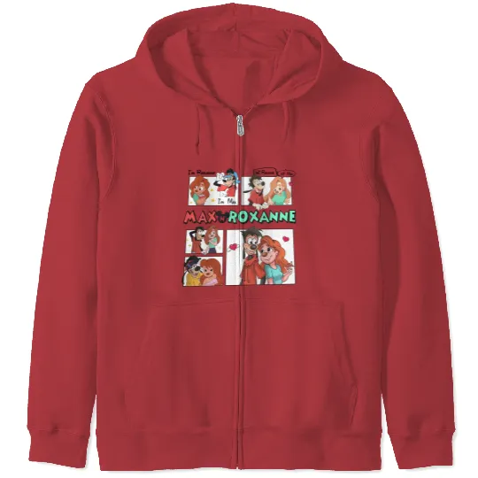 Disney A Goofy Movie Couples Zip Hoodies, Max And Roxanne Zip Hoodies