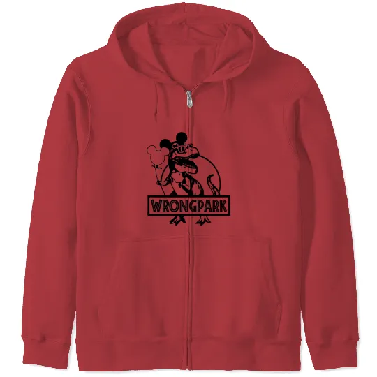 Wrong Park Zip Hoodies, Disney Zip Hoodies, Disneyland Theme Park Zip Hoodies, Jurassic Park Zip Hoodies, Disney Matching Zip Hoodies