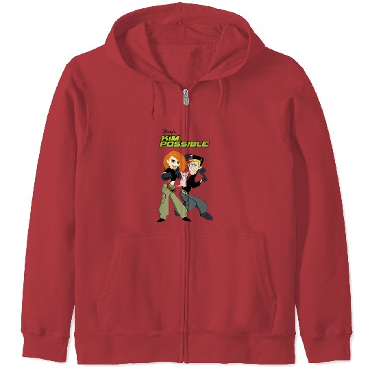 Discover Disney Kim Possible Ron Stoppable Rufus Zip Hoodies
