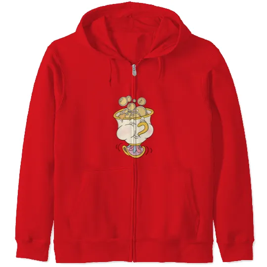 Chip Zip Hoodies, Beauty and The Beast Zip Hoodies, Disneyland Zip Hoodies