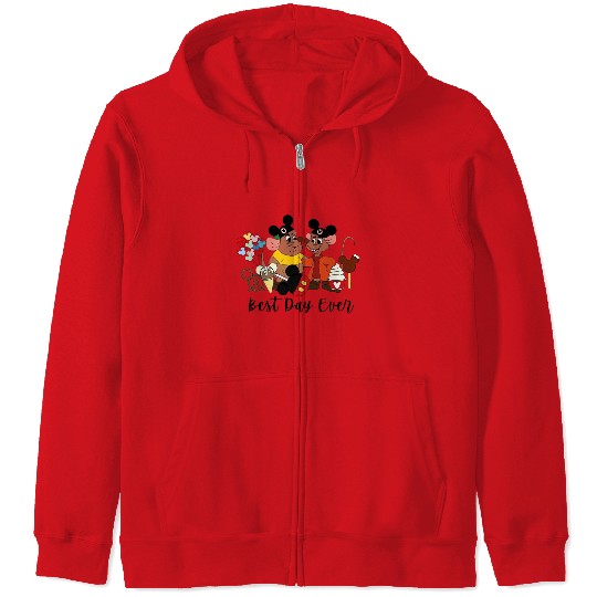 Best Day Ever Jaq and Gus Gus Zip Hoodies, Disney Trip Zip Hoodies, Disneyland Cinde Zip Hoodies, Disney Mice Zip Hoodies