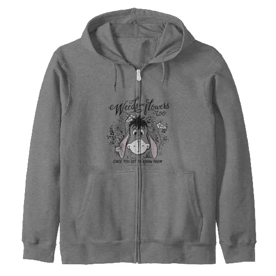 Disney Winnie The Pooh Eeyore Weeds Are Flowers Too Zip Hoodies
